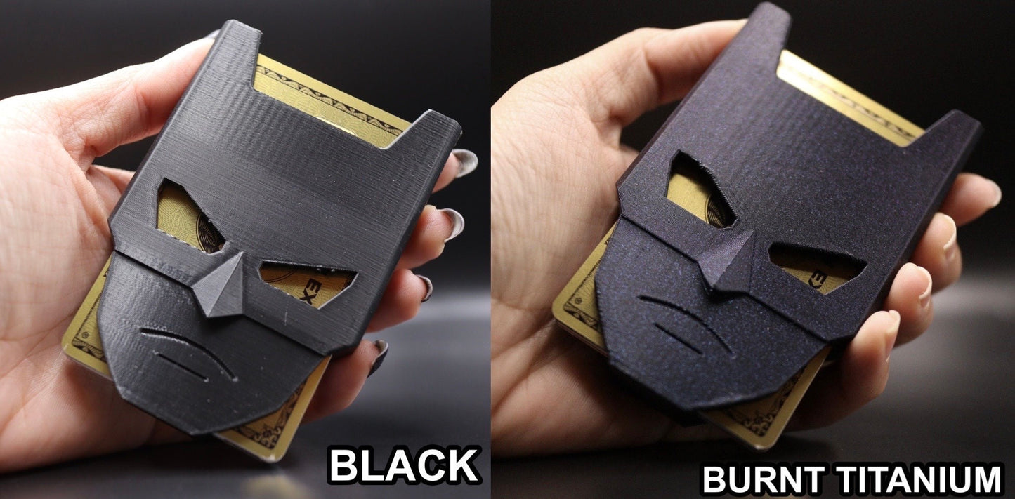 Dark Knight MANO Wallet™ Credit Card ID Hard Case Holder Organizer- (Holds up to 10 cards)- 2 colors options