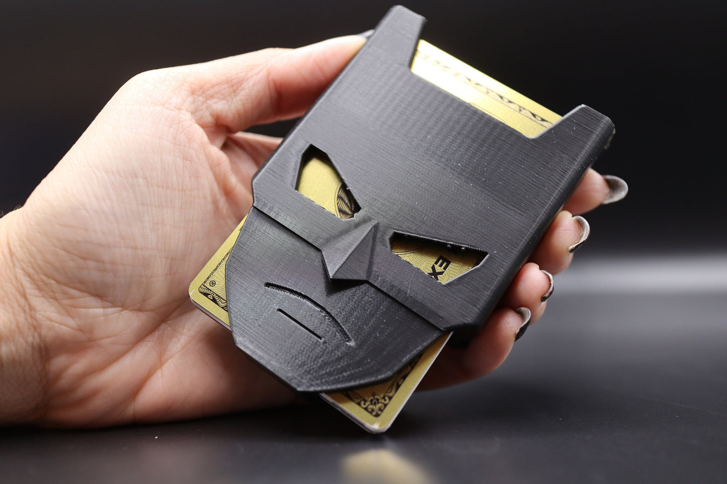 Dark Knight MANO Wallet™ Credit Card ID Hard Case Holder Organizer- (Holds up to 10 cards)- 2 colors options