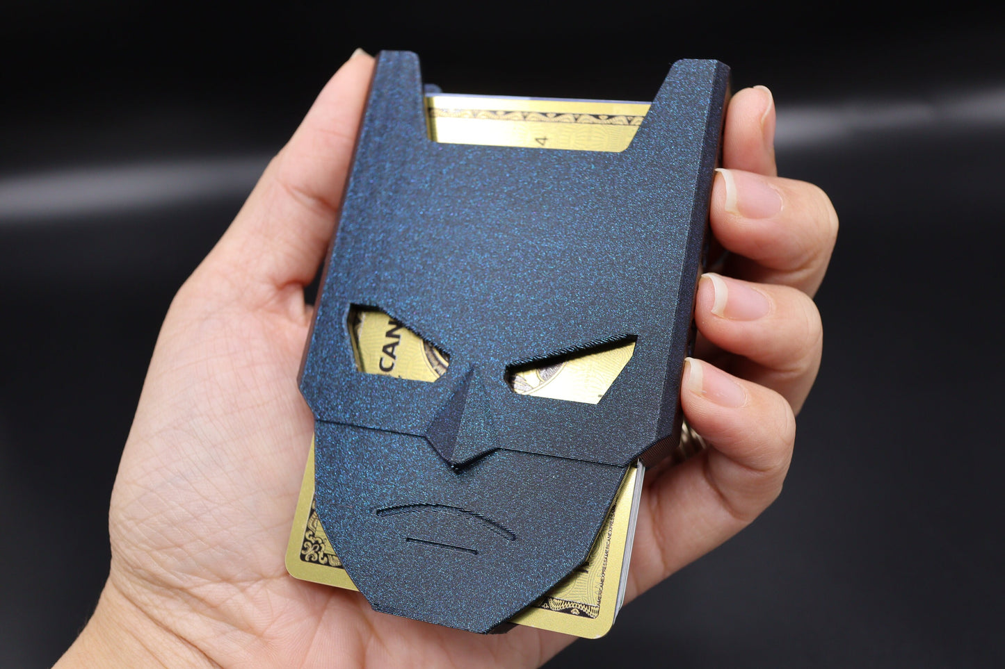 Dark Knight MANO Wallet™ Credit Card ID Hard Case Holder Organizer- (Holds up to 10 cards)- 2 colors options
